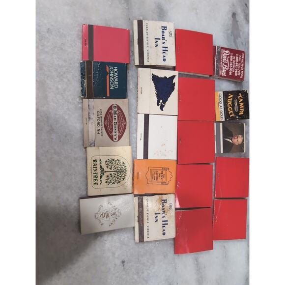Matchbox Collection Lot of 20+, Matchbook Advertising, Vtg Restaurant, Hotel ... - Picture 7 of 9